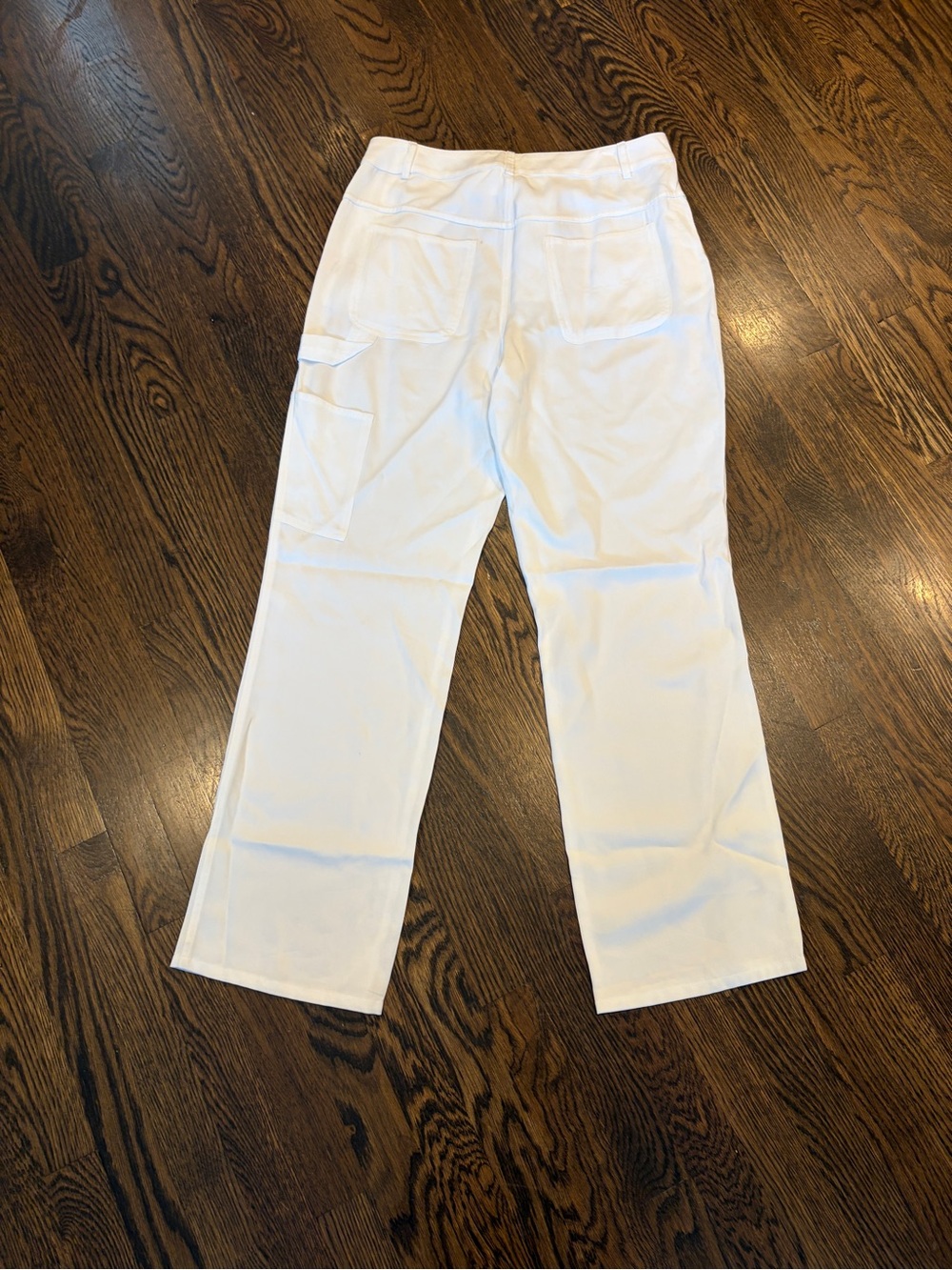 DONNI. White Straight-Leg Utility Pants